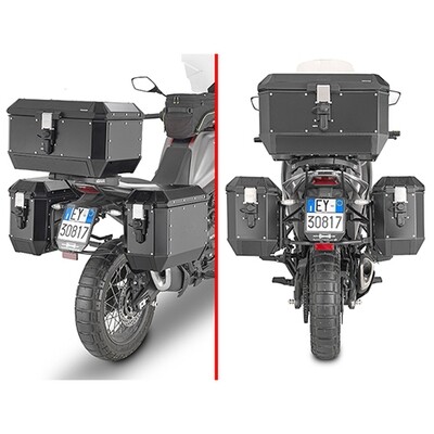 Givi PLO9350MK telaietti porta valigie laterali Monokey per Moto Morini X-Cape 650