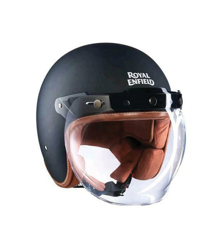 CASCO ROYAL ENFIELD Jet c/visiera Matt-Black CASCO ROYAL ENFIELD Jet c/visiera Matt-Black