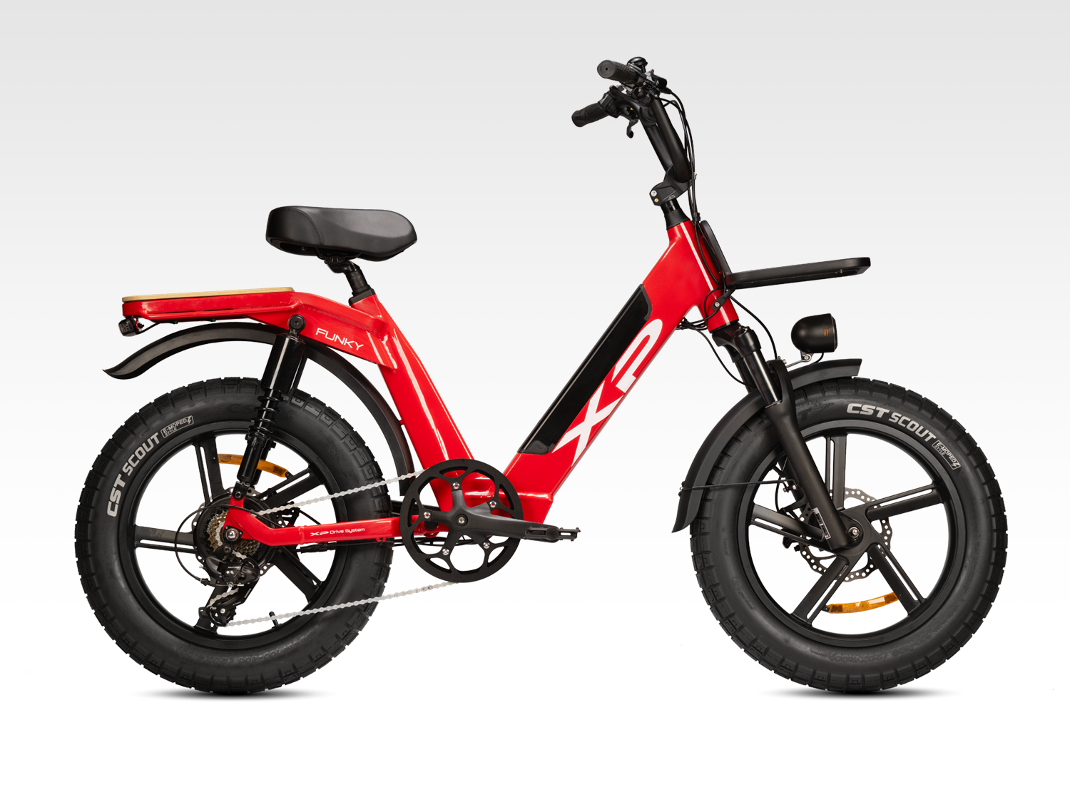 Bici E-bike XP Funky 48v Rosso