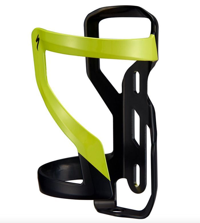 specialized portaboracce zee cage ii - inserimento destra matte black/hyper green
