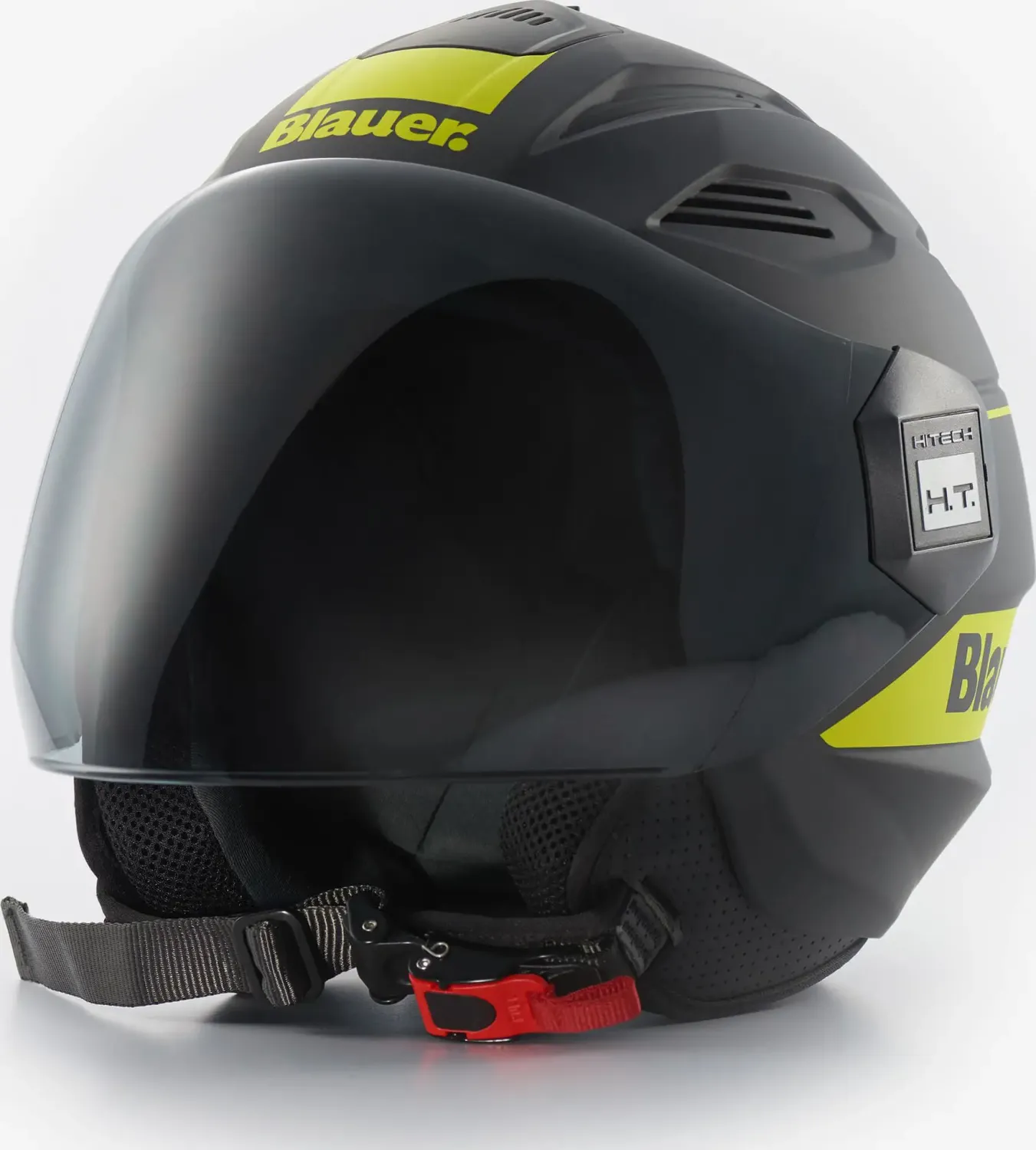 Casco jet Blauer BRAT Nero Giallo Opaco