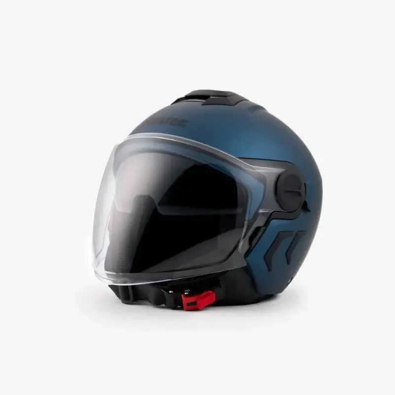 Casco Demi Jet Blauer DJ-01 Monochrome Blu Opaco