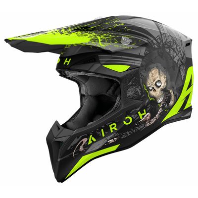 Casco Cross Airoh Wraap DARKNESS MATT Casco Cross Airoh Wraap DARKNESS MATT