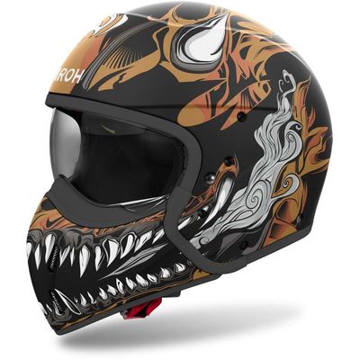 Casco Moto Jet Airoh J110 ONI Lucido Casco Moto Jet Airoh J110 ONI Lucido
