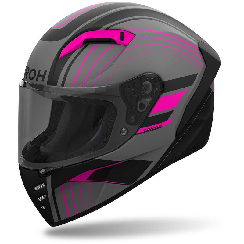 Casco Moto Integrale Airoh CONNOR ACHIEVE Rosa Opaco Casco Moto Integrale Airoh CONNOR ACHIEVE Rosa Opaco