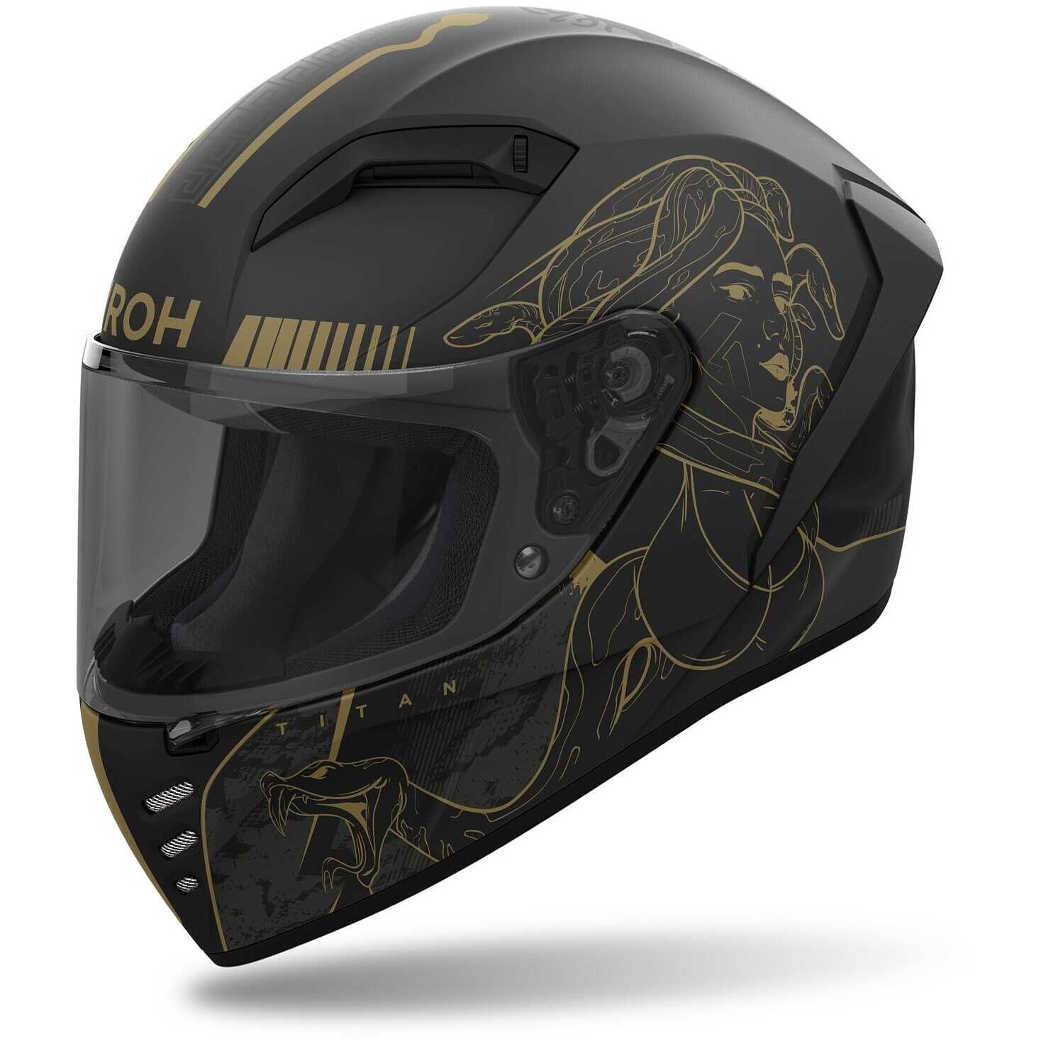 Casco Moto Integrale Airoh CONNOR TITAN Opaco