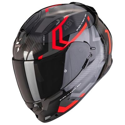 Casco Integrale Scorpion Exo 491 Spin NERO-ROSSO Casco Integrale Scorpion Exo 491 Spin NERO-ROSSO