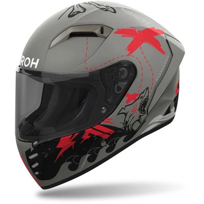 Casco Moto Integrale Airoh CONNOR DESPERADO Arancio Opaco