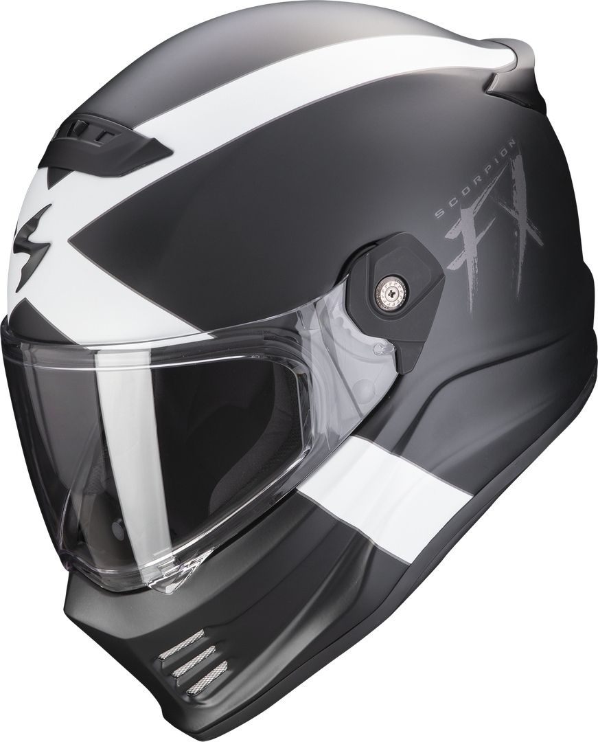 Casco Scorpion Covert FX Gallus Nero opaco / Bianco