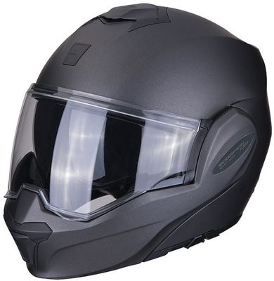 Casco Modulare Scorpion Exo-tech EVO Solid Antracite Casco Modulare Scorpion Exo-tech EVO Solid Antracite