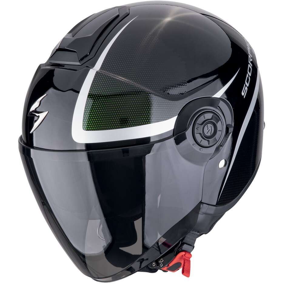 Casco Moto Jet Scorpion EXO-CITY II INTERCITY Nero Camaleonte