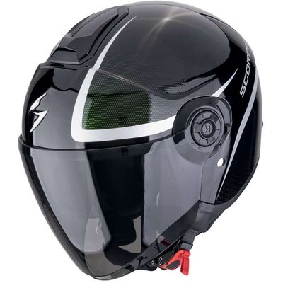 Casco Moto Jet Scorpion EXO-CITY II INTERCITY Nero Camaleonte