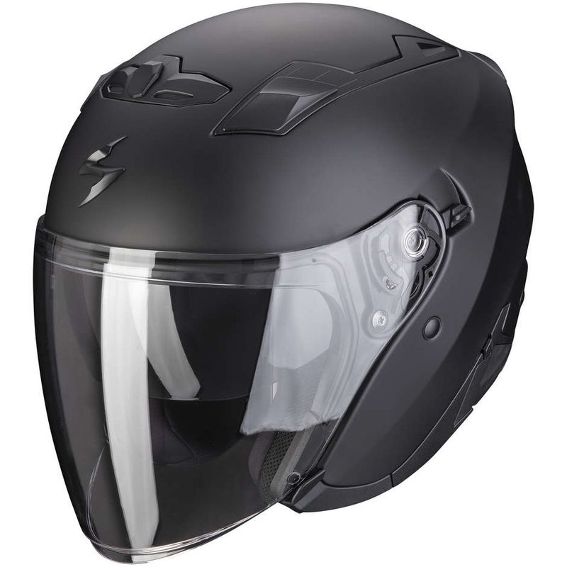 Casco Moto Jet Scorpion EXO-230 Solid Nero Opaco Casco Moto Jet Scorpion EXO-230 Solid Nero Opaco
