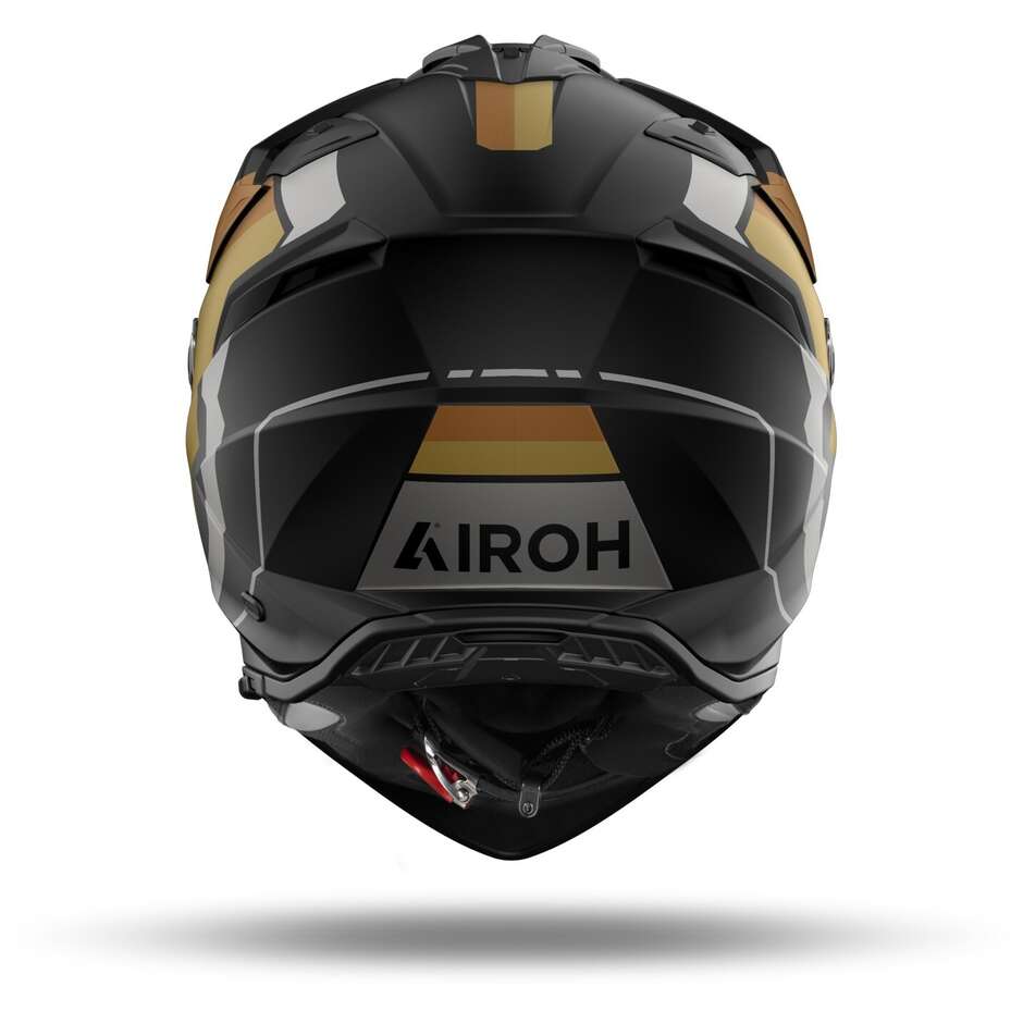 Casco Moto Airoh BANDIT HORN Oro Opaco