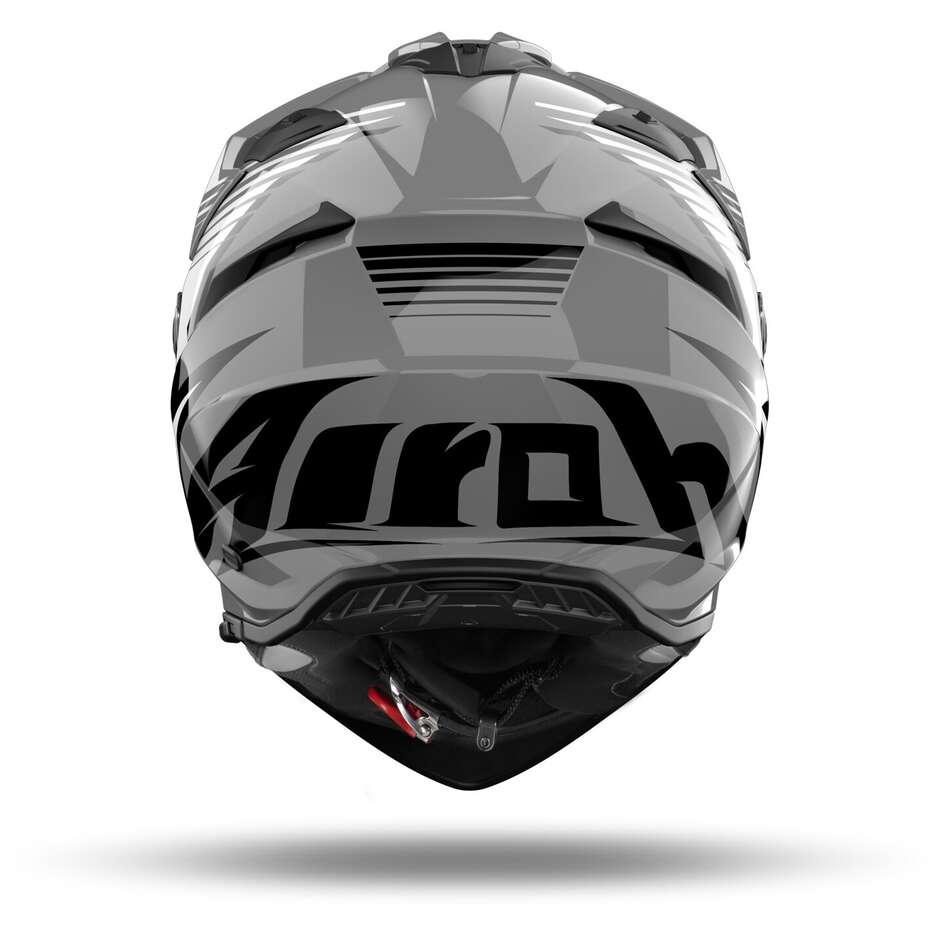Casco Moto Airoh BANDIT SPICY Grigio Lucido
