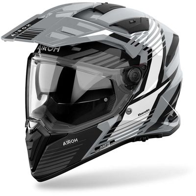 Casco Moto Airoh BANDIT SPICY Grigio Lucido Casco Moto Airoh BANDIT SPICY Grigio Lucido