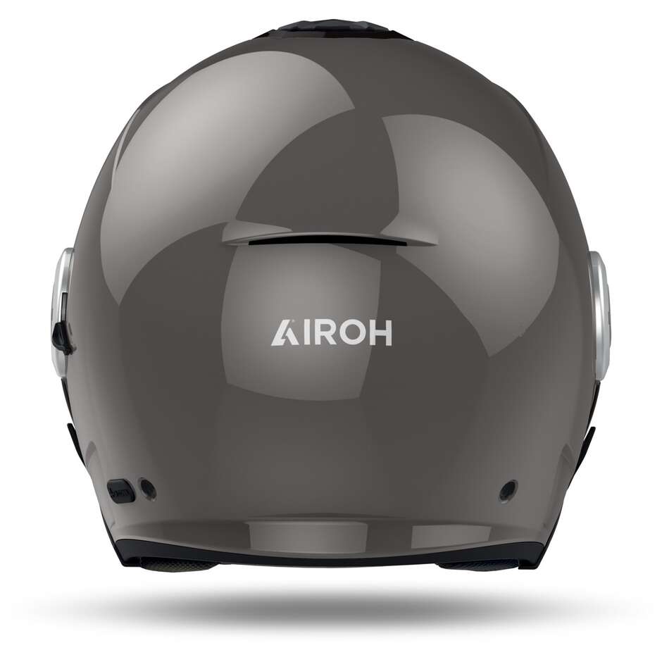 Casco Moto Jet Airoh HELYOS COLOR Grigio Scuro Lucido