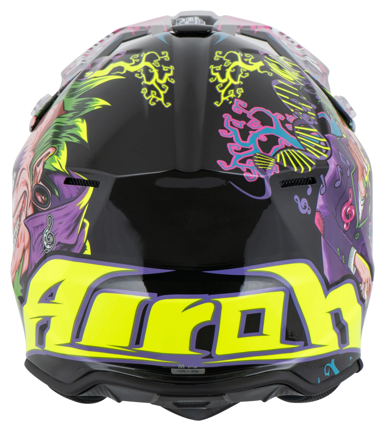 Casco Cross Airoh Wraap  MUSIC GLOSS