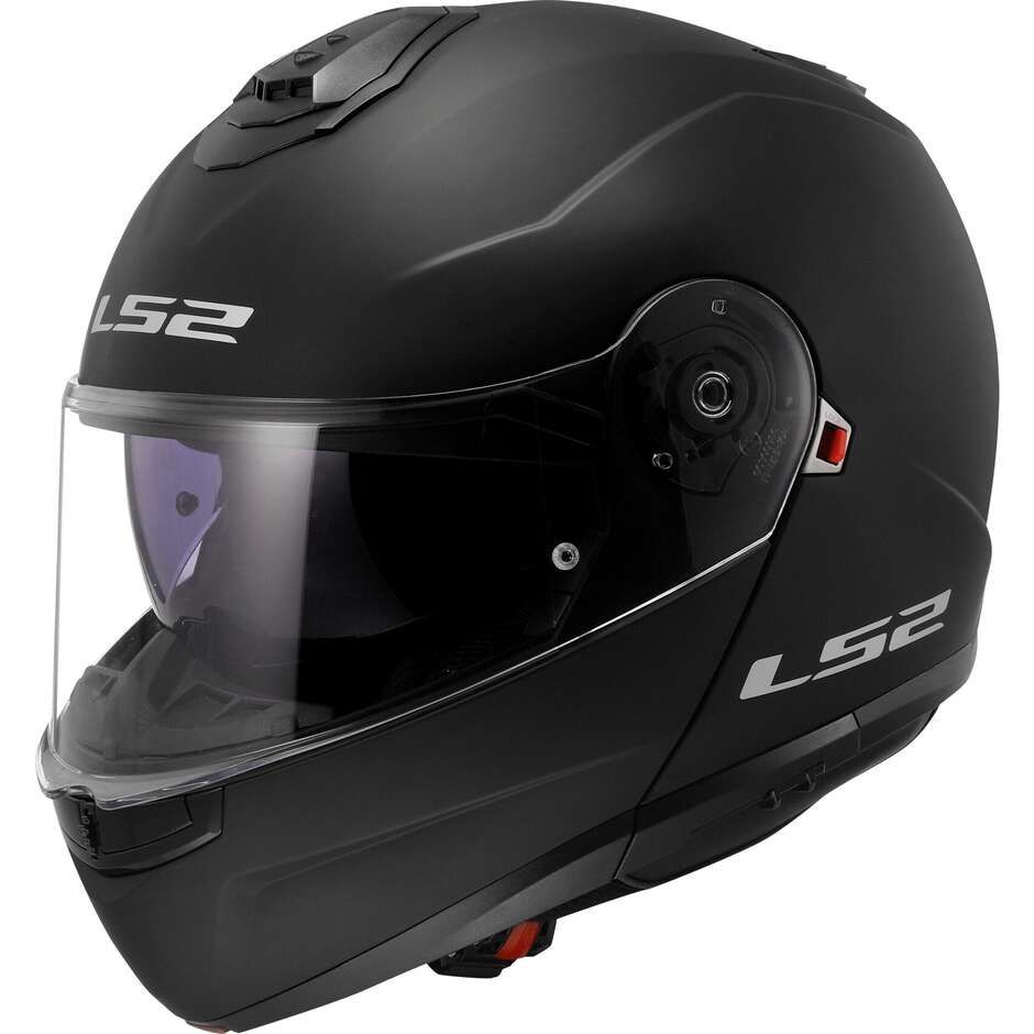 Casco Moto Modulare P/J Ls2 FF908 STROBE II Solid Nero Opaco