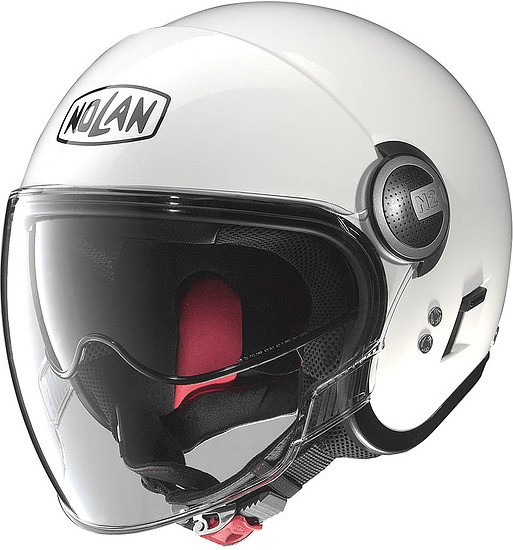 Casco Moto Jet Nolan N21 VISOR 05 CLASSIC Bianco Metal