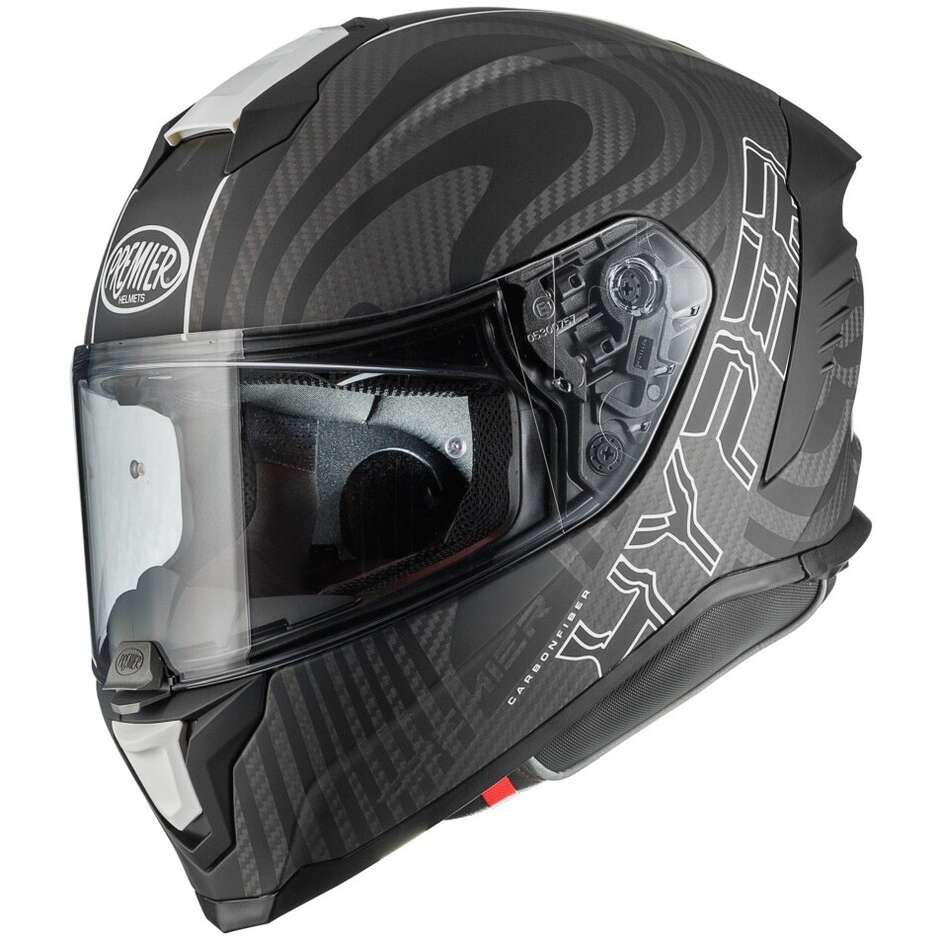 Casco Moto Integrale Premier HYPER CARBON PS8BM