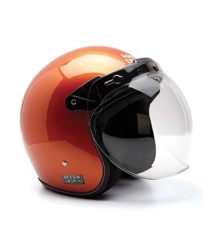 Casco Royal Enfield Jet Bobber Orange