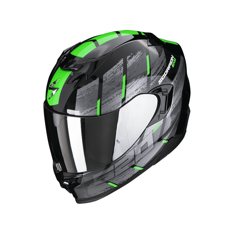 Casco Scorpion Exo-520 Evo Air Maha Nero Verde Casco Scorpion Exo-520 Evo Air Maha Nero Verde