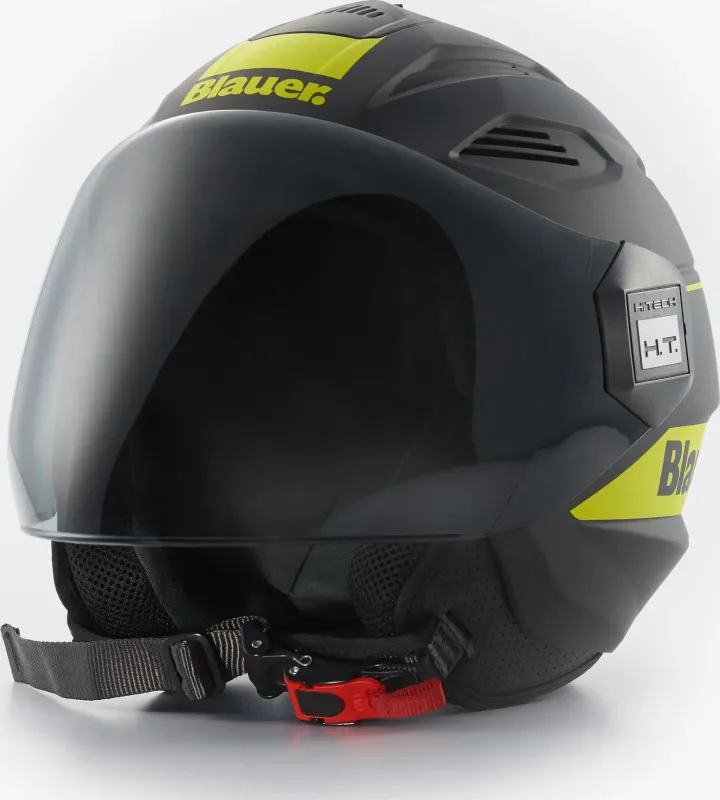 Casco jet Blauer BRAT Nero Giallo Opaco Casco jet Blauer BRAT Nero Giallo Opaco