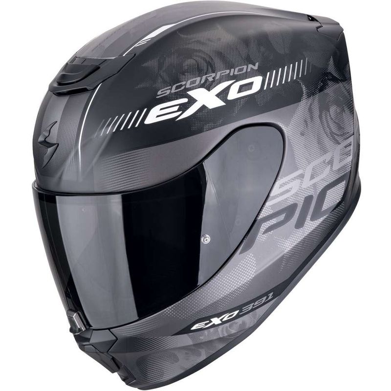 Casco Moto Integrale Scorpion EXO-391 AVA Nero opaco Argento Casco Moto Integrale Scorpion EXO-391 AVA Nero opaco Argento