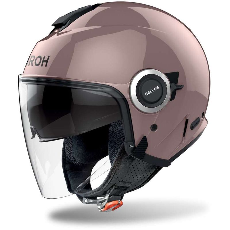 Casco Moto Jet Airoh HELYOS COLOR Rosa Metallico Casco Moto Jet Airoh HELYOS COLOR Rosa Metallico