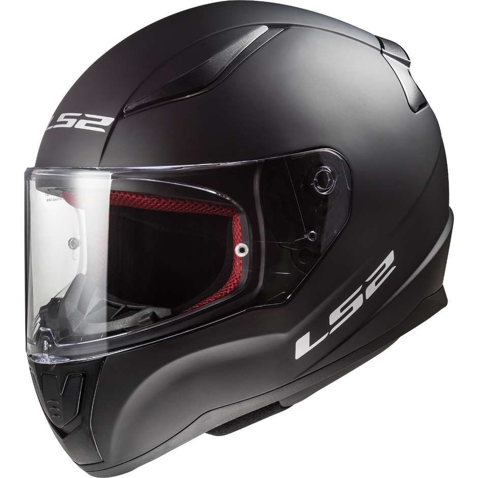 Casco Moto Integrale Ls2 FF353 Rapid Solid Nero Opaco