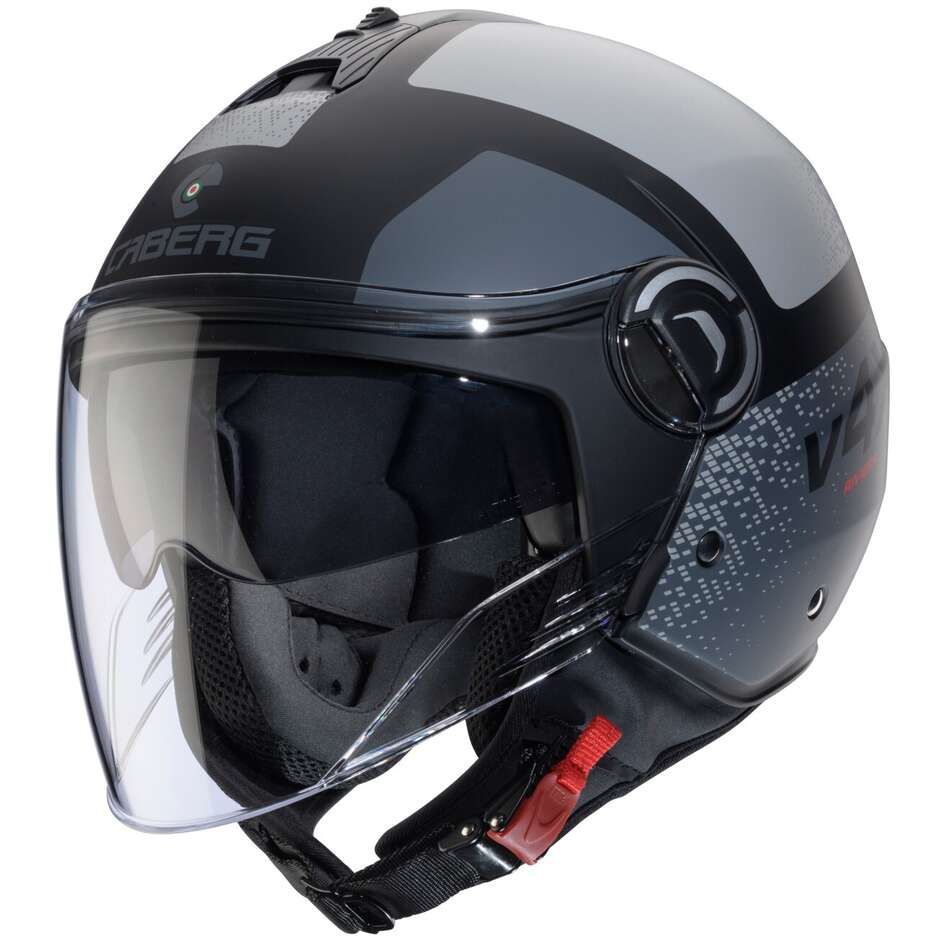 Casco Jet Caberg Riviera V4x Alpha Nero Antracite