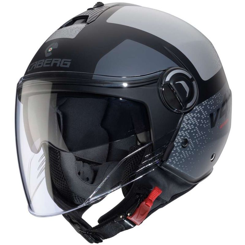 Casco Jet Caberg Riviera V4x Alpha Nero Antracite