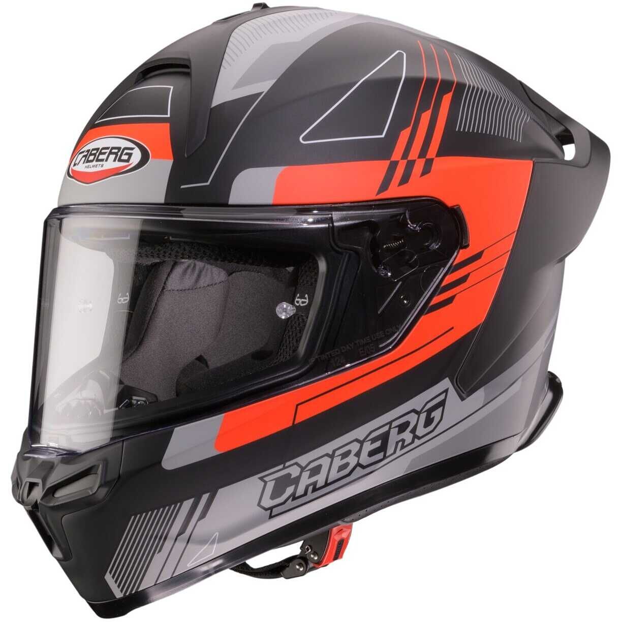 Casco Moto Integrale Caberg ROXTER Nero ROSSO Casco Moto Integrale Caberg ROXTER Nero ROSSO