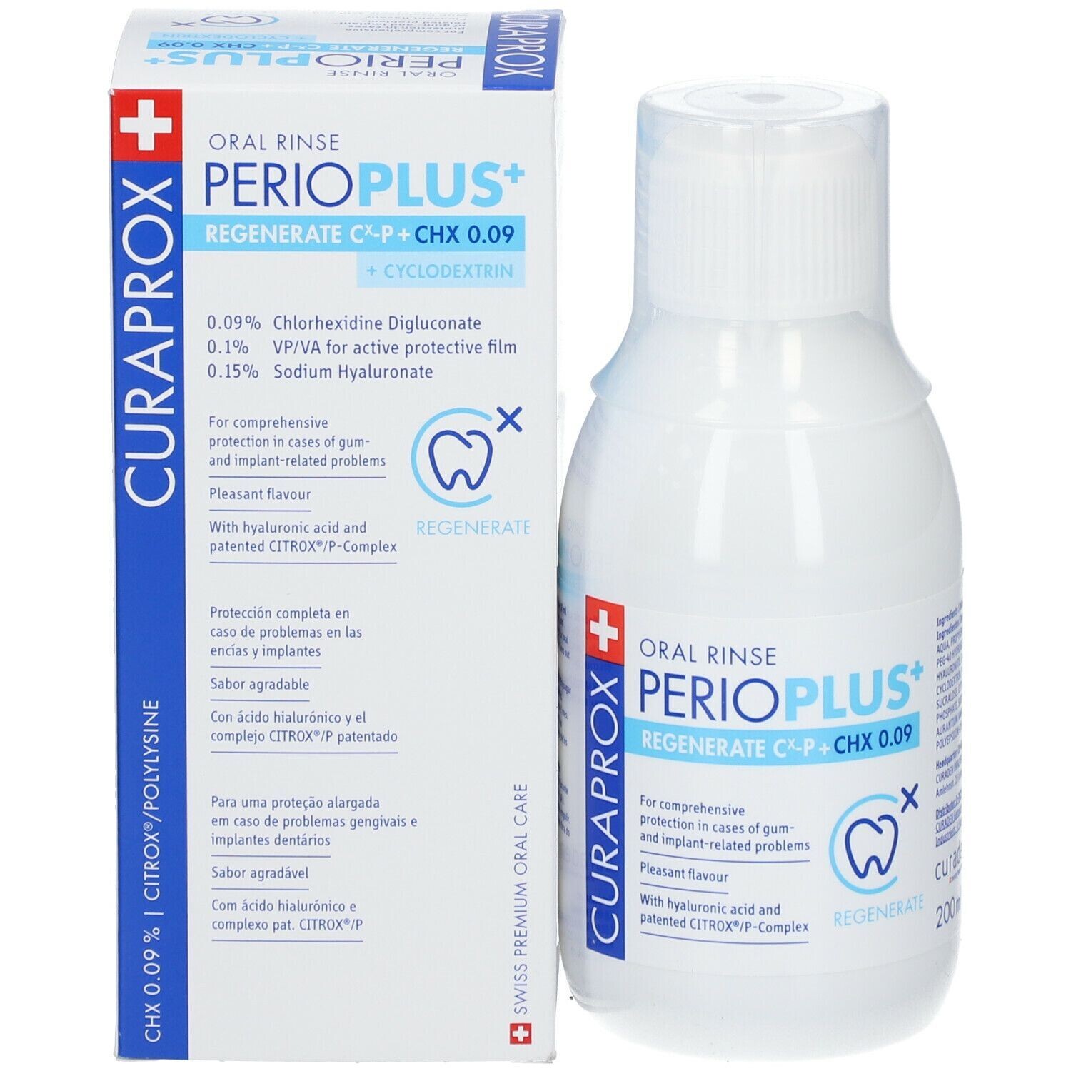 Perio Plus + Regenerate CHX 0.09 + Cyclodextrin 200ml