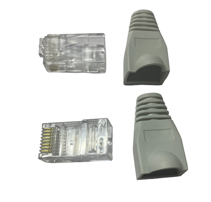 RJ45 connector incl Rubber Boot (2 Pack) - Store - MCI Projects