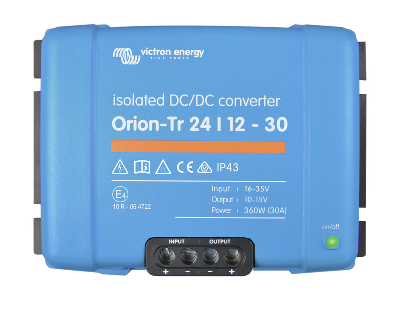 Orion-Tr 24/12-30A (360W) Isolated DC-DC Converter Orion-Tr 24/12-30A (360W) Isolated DC-DC Converter
