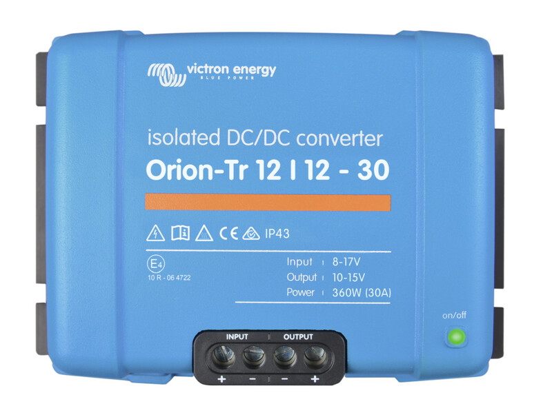 Orion Tr 12/12-30A (360W) Isolated DC-DC Converter Orion Tr 12/12-30A (360W) Isolated DC-DC Converter