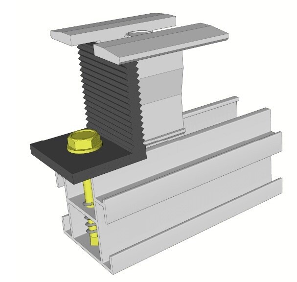 End Stop with L- Bracket