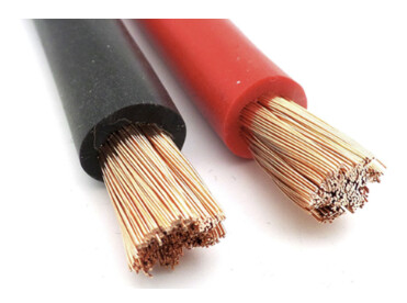 5m Red & 5m Black Solar Battery Cable With 20 Lugs - 25mm