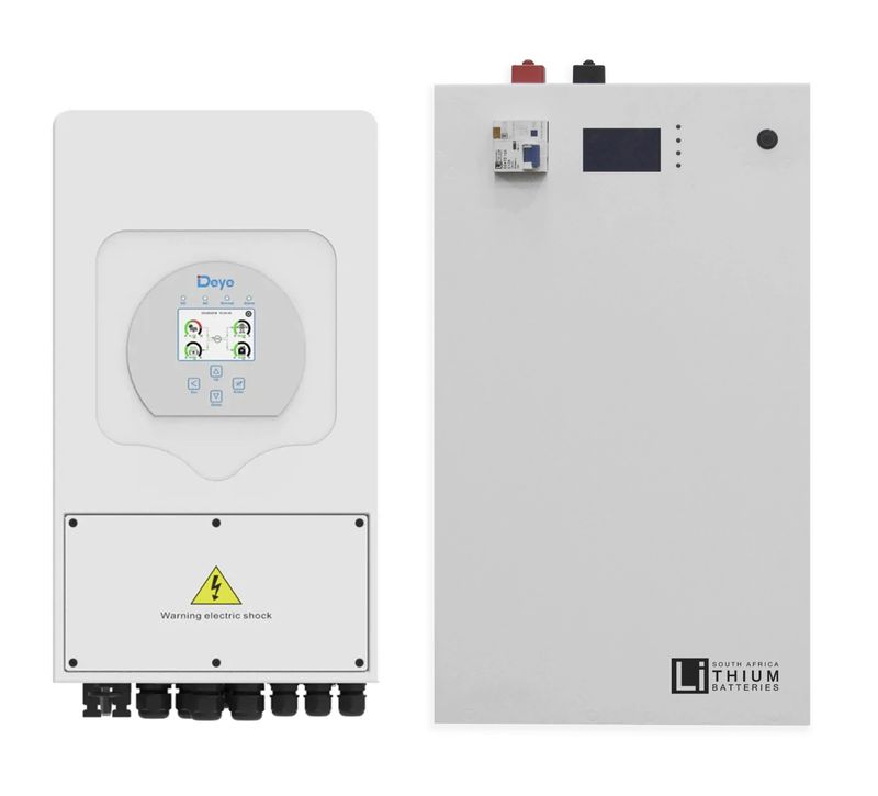 8KW Deye Inverter with 10.6kWh Wall Mount LBSA Battery Combo