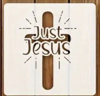 Just Jesus  15*15cm