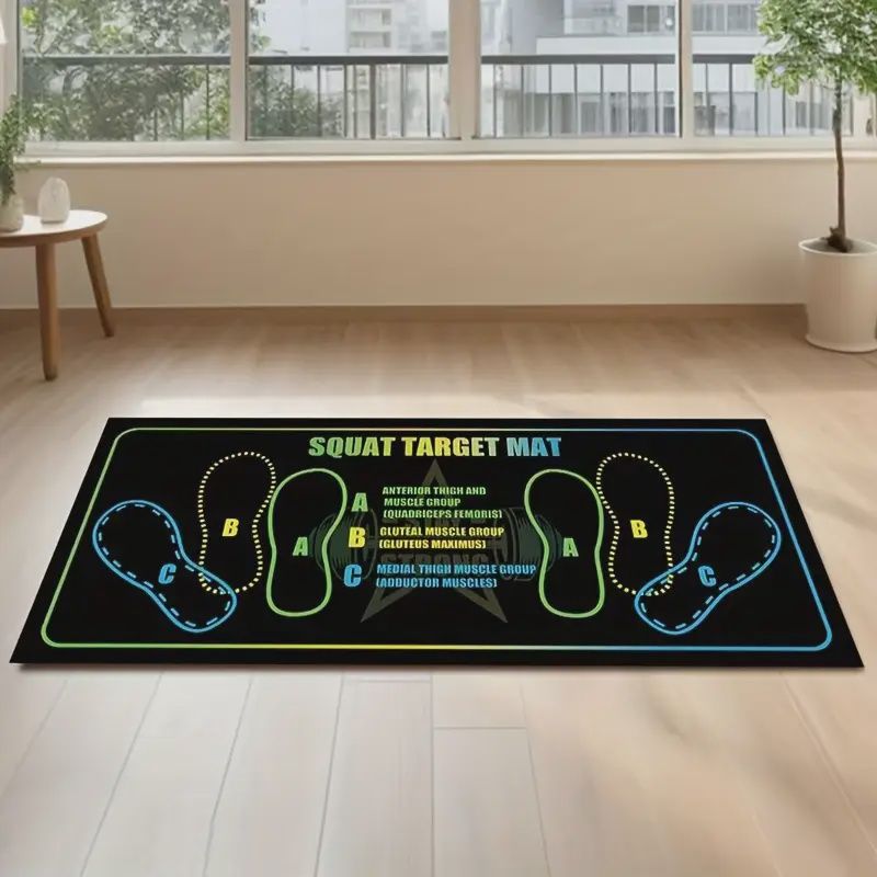 Pilates Squat Guide Mat Squat Auxiliary Training Mat Pilates Squat Guide Mat Squat Auxiliary Training Mat