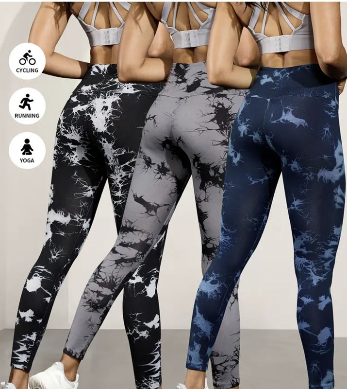Tie-Dye Seamless Leggings Tie-Dye Seamless Leggings