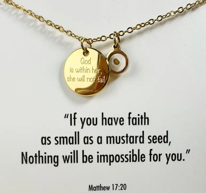 Matthew 17:20 Necklace