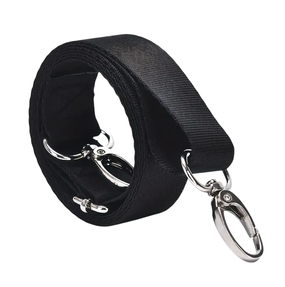 Bag strap with Silver clasps -3cm