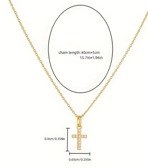 Sparkling Cross Necklace