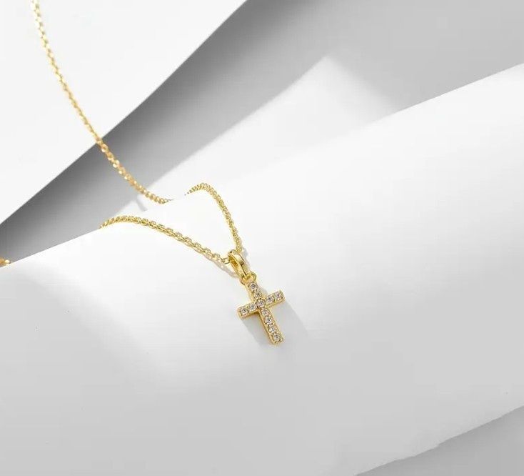 Sparkling Cross Necklace