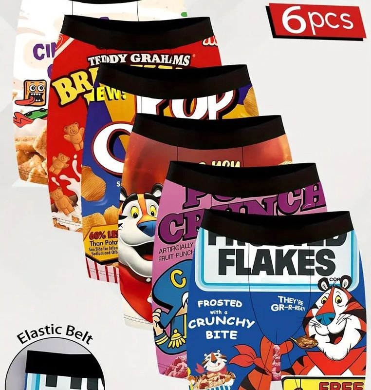 Novelty Boxer briefs - 6 pack