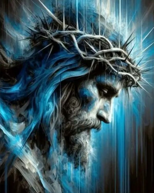 Paint by numbers - Jesus is the Light - 40x50cm Paint by numbers - Jesus is the Light - 40x50cm